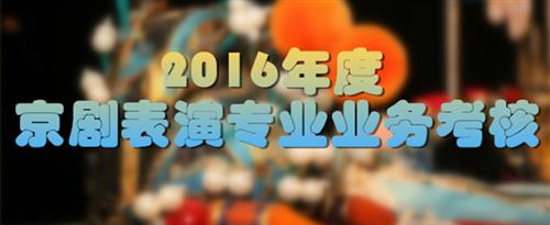 嗯嗯哦嗯哈本啊嗯视频国家京剧院2016年度京剧表演专业业务考...